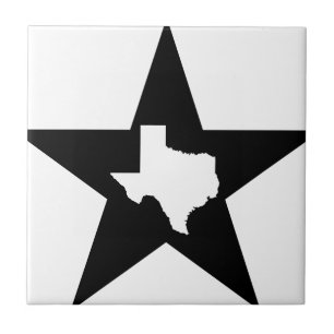 Texas Lone Star Staat USA Custom Ink Fliese