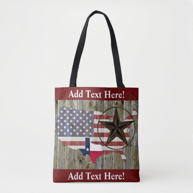 Texas Lone Star State Flag Karte Gesamtpaket (Vorderseite)