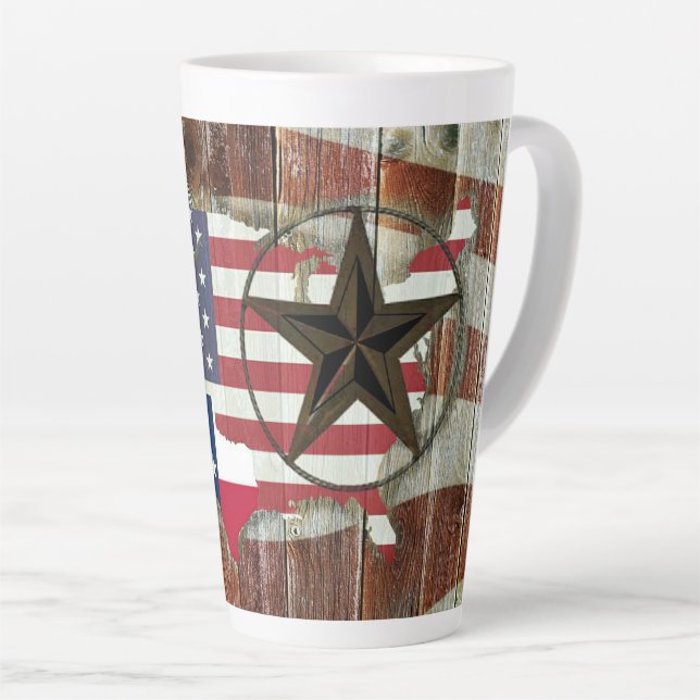 Texas Lone Star Texas Long Horn Milchtasse (Rechte Ecke)