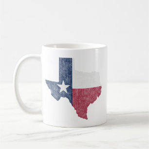 Texas Lone Star Vintag Austin Dallas Houston Kaffeetasse