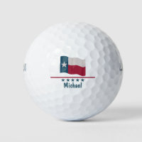 Texas Long Star Flaggenname Personalisiert