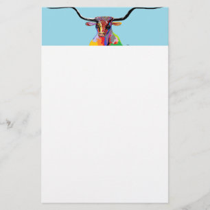 Texas Longhorn Briefpapier
