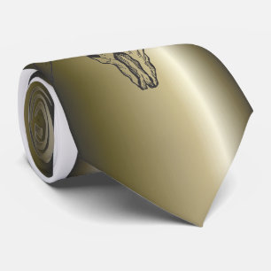 Texas Longhorn Bull Skull Krawatte