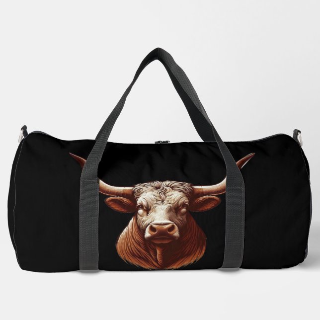 Texas Longhorn Duffle Bag (Vorderseite)