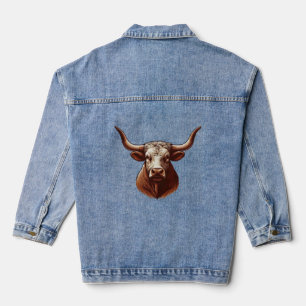 Texas Longhorn Jeansjacke