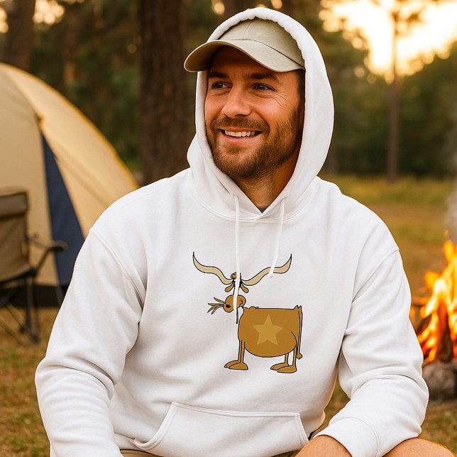Texas Longhorn Kuh Hoodie (Von Creator hochgeladen)
