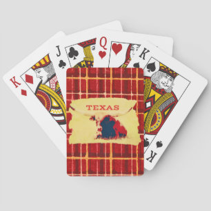 Texas Longhorn Kuh Spielkarten