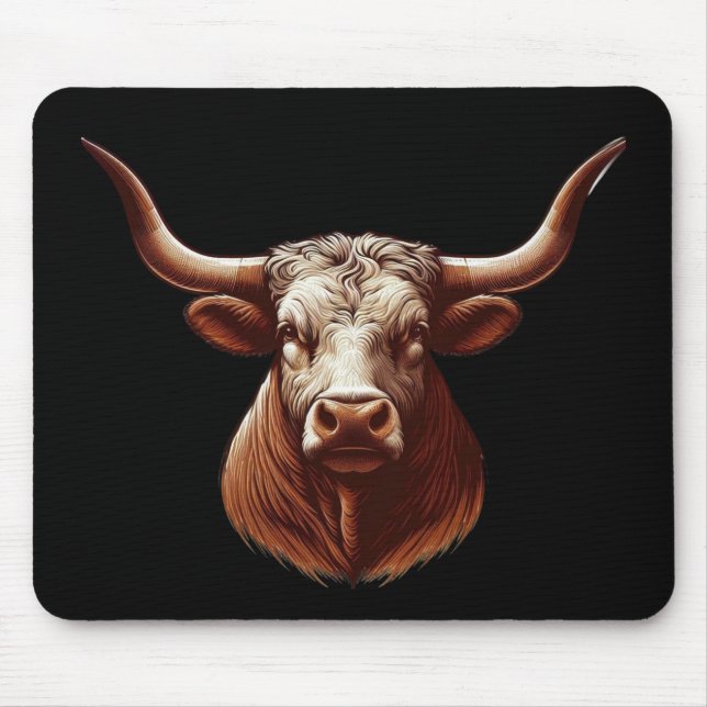 Texas Longhorn Mousepad (Vorne)