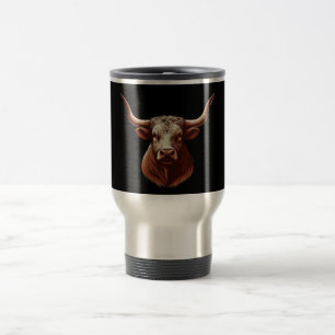 Texas Longhorn Reisebecher