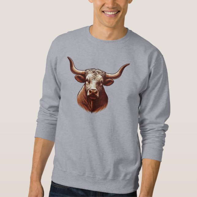 Texas Longhorn Sweatshirt (Vorderseite)