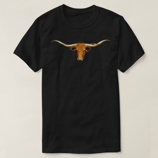 Texas Longhorn wo Txt X T-Shirt (Design vorne)