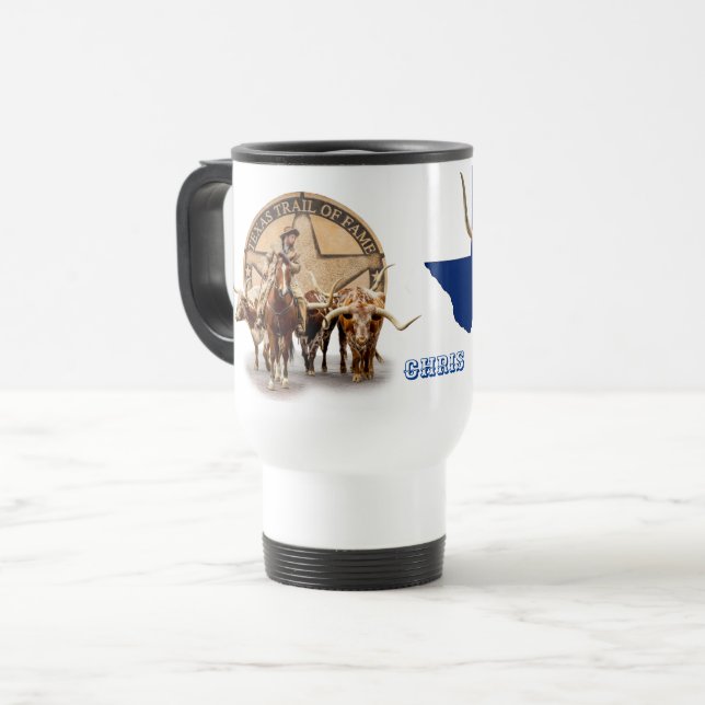 Texas Longhorns Tasse (Vorderseite Links)