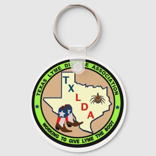 TEXAS-LYME-KRANKHEITSVERBAND SCHLÜSSELANHÄNGER (Vorderseite)