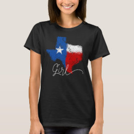 Texas-Mädchen - beunruhigt T-Shirt