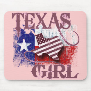 TEXAS-MÄDCHEN MOUSEPAD