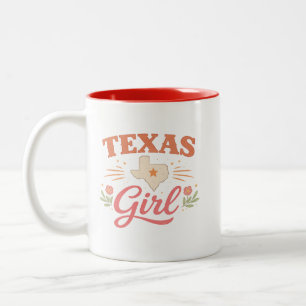 Texas Mädchen Zweifarbige Tasse
