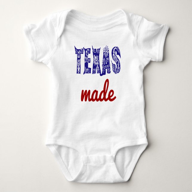 Texas Made Baby Strampler (Vorderseite)
