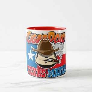 Texas-Mafia-Tasse Zweifarbige Tasse