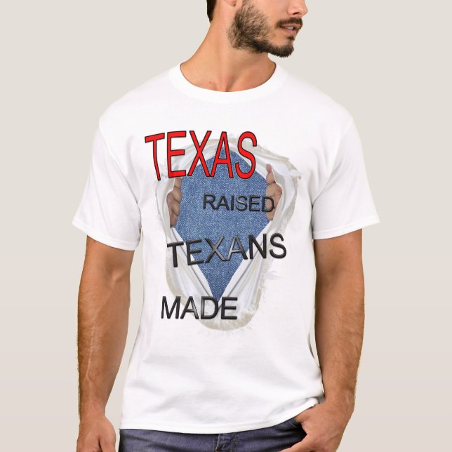 Texas-Mann T-Shirt (Vorderseite)