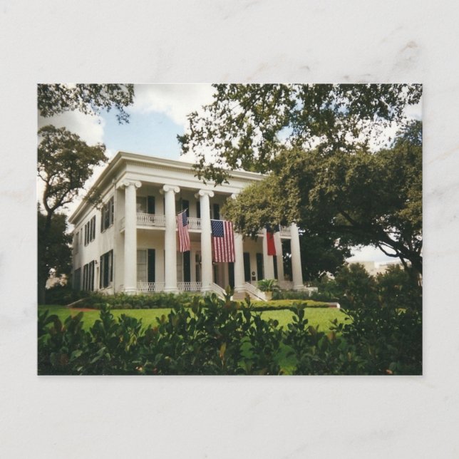 TEXAS-MANSION POSTKARTE (Vorderseite)