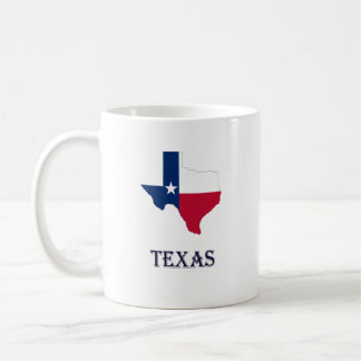 Texas Map & Flag Tasse