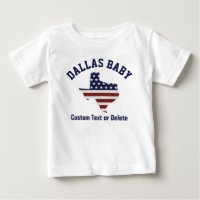 Texas Map | Patriotische Flagge USA | Ihre Stadt o