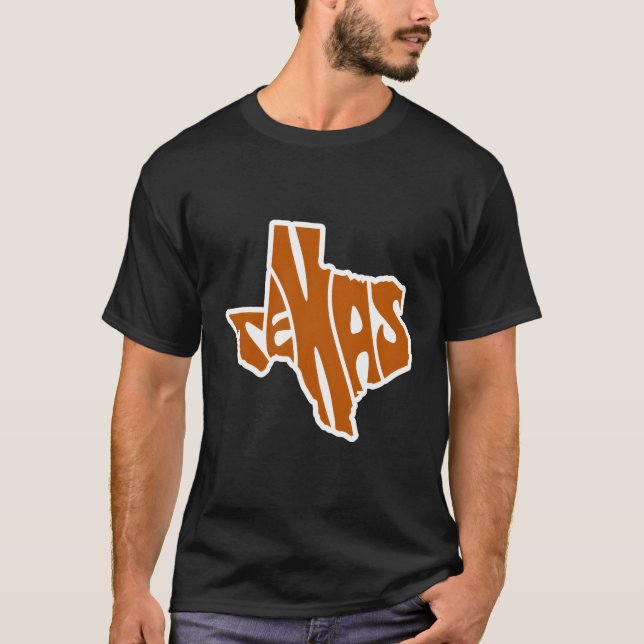 Texas Map T-Shirt (Vorderseite)