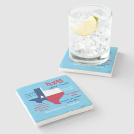 Texas Marble Stone Untersetzer Phantastisch Fakten