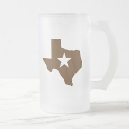 Texas Mattglas Bierglas