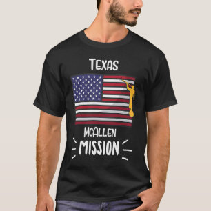 Texas McAllen Mormon LDS Mission Missionar T-Shirt