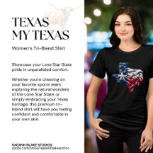 Texas Mein Texas Damen Tri-Blend Shirt
