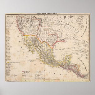 Texas, Mexiko Poster