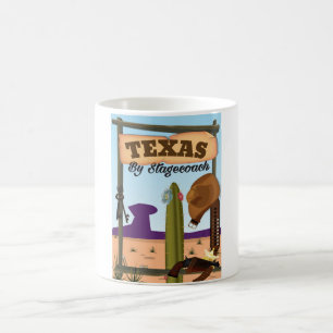 Texas mit der Postkutsche Tasse