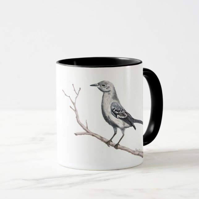 Texas Mockingbird Inspiration Tasse (VorderseiteRechts)