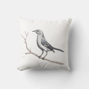 Texas Mockingbird Throw Kissen