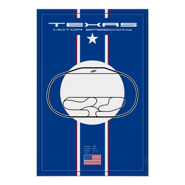 Texas Motor Speedway Poster (Vorderseite)