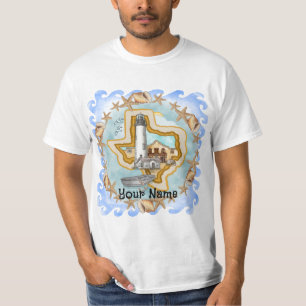 Texas Muscheln Lighthouse T - Shirt