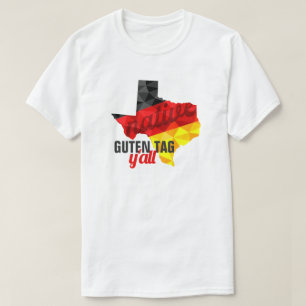 Texas Native Polygon German Flag T-Shirt