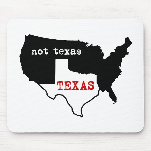 Texas/nicht Texas Mousepad (Vorne)
