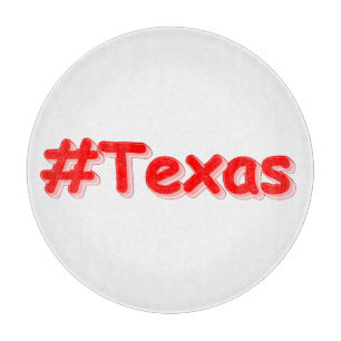 "#Texas " Niedliches Design. Jetzt kaufen Schneidebrett