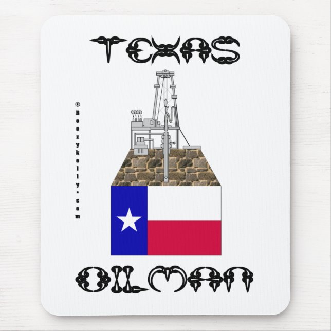 Texas-Ölindustrieller, Ölfeld Mousepad, Öl, Gas, Mousepad (Vorne)