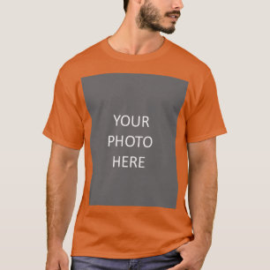 Texas Orange Foto hinzufügen T-Shirt