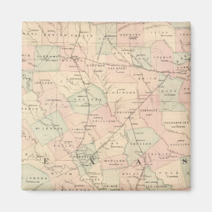 Texas, östlicher Teil Magnet