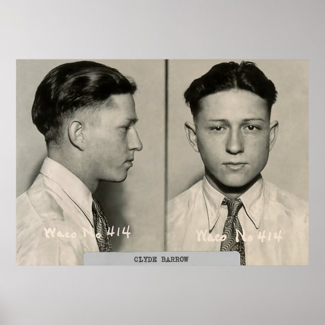 TEXAS OUTLAW CLYDE BARROW c. 1930 Poster (Vorne)