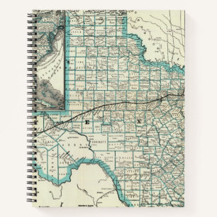 Texas Pacific Railway Notizbuch