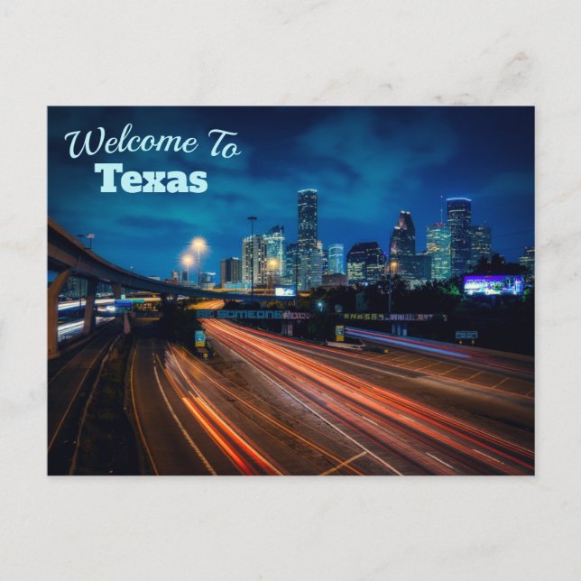 Texas Postkarte (Vorderseite)