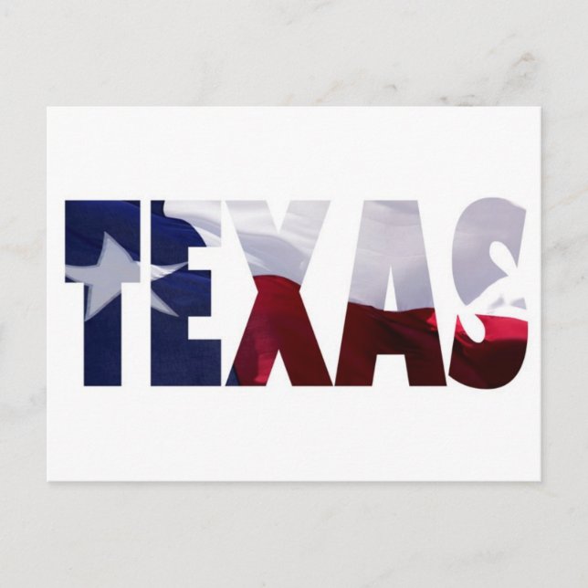 Texas Postkarte (Vorderseite)