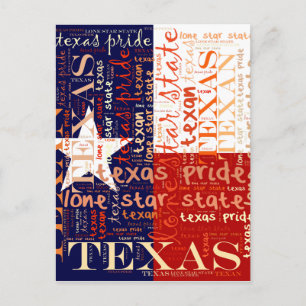 Texas Postkarte