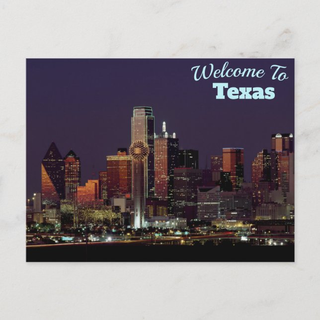 Texas Postkarte (Vorderseite)