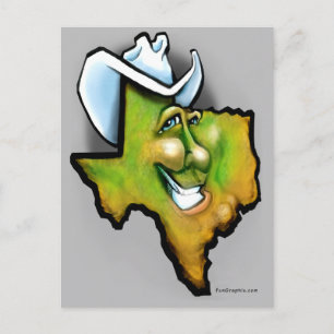 Texas Postkarte